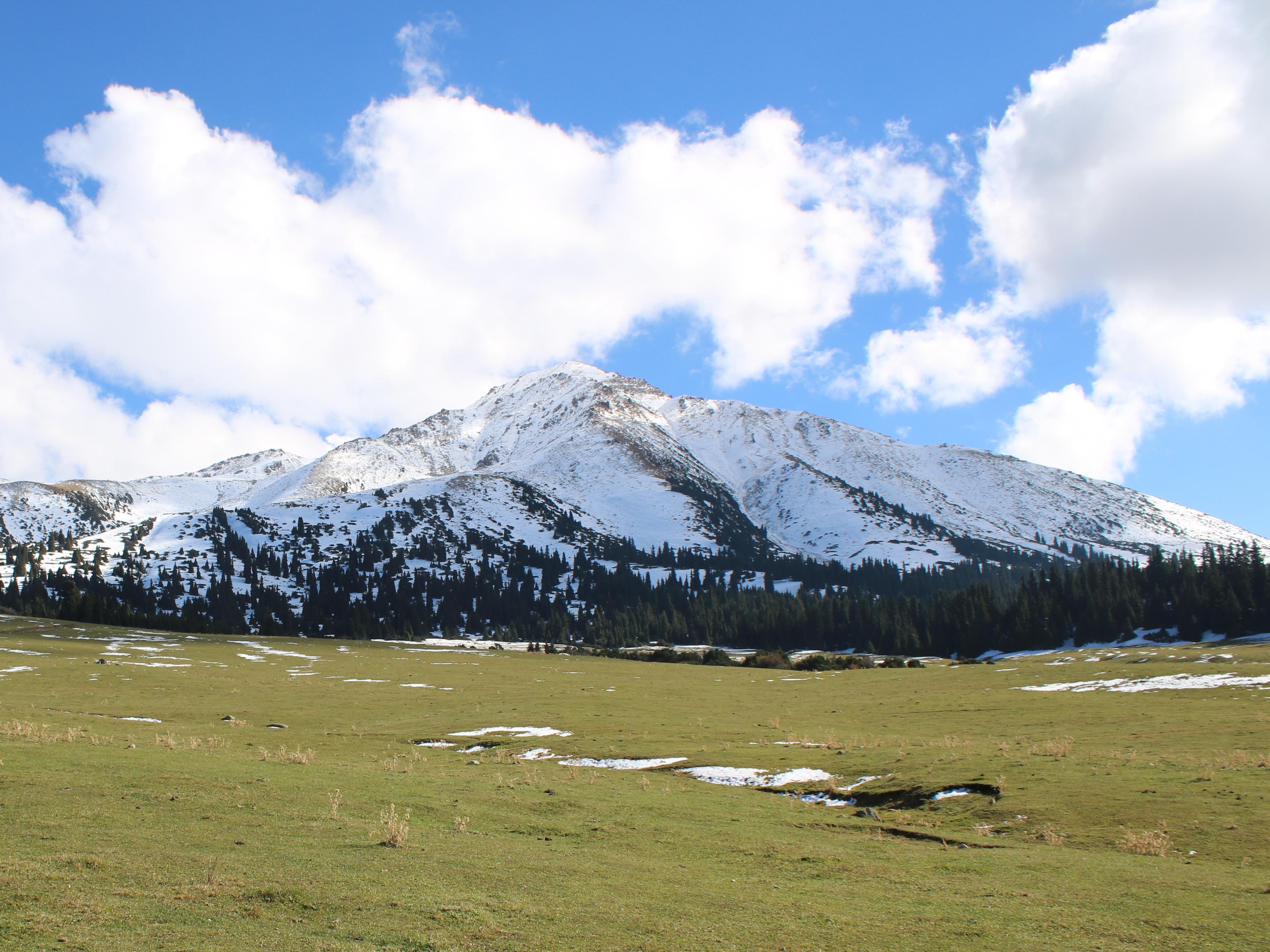 Peak Jeti Oguz, Jeti Oguz valley, Terskey Alatoo range, Jeti Oguz district, Issyk Kul Oblast, Kyrgyzstan